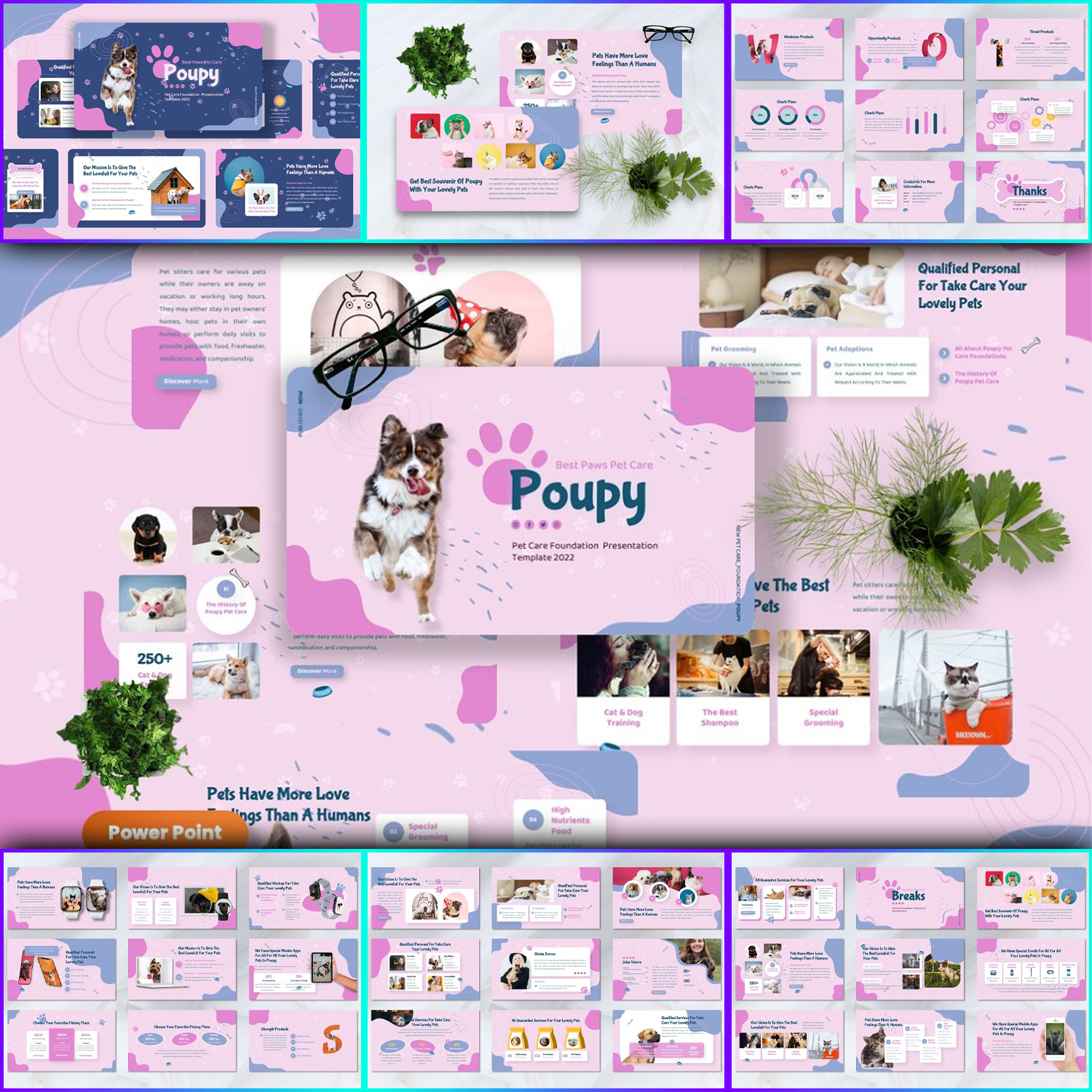 Images preview poupy pet care powerpoint.
