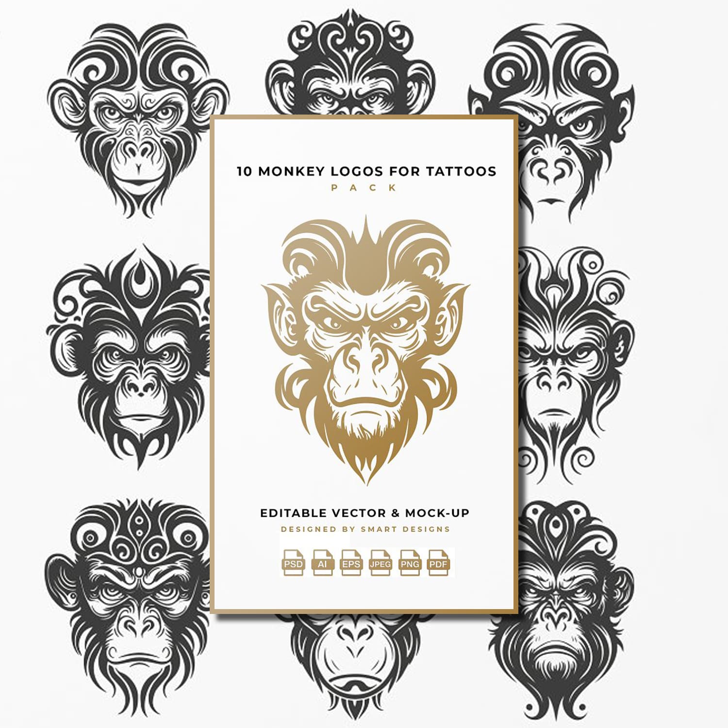 10988203 monkey logos for tattoos pack x10 1500 1500 741