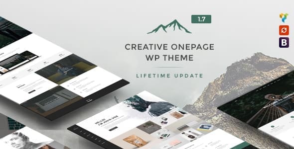 Onelove - Creative Onepage WP Theme.