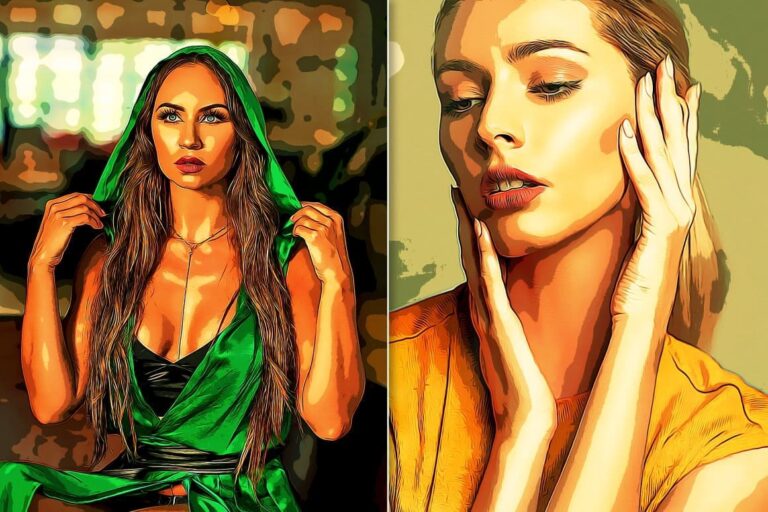 Vector Cartoon Maker Action – MasterBundles