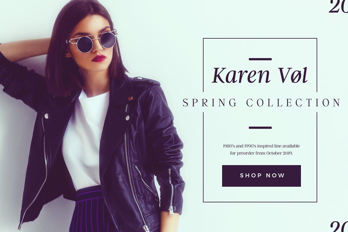 A shop "Karen Vol Spring Collection".