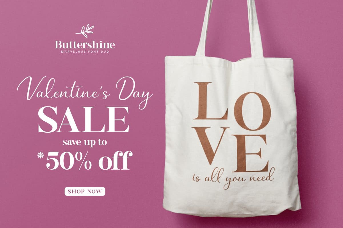 Valentine's Day Sale save up to *50% off.