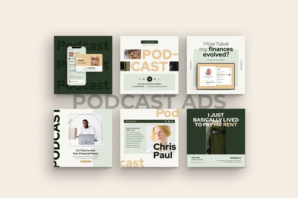 ADS podcast with the title “I just basically lived to pay my rent”.
