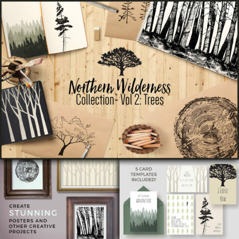 Three slides of the Northern Wilderness collection.