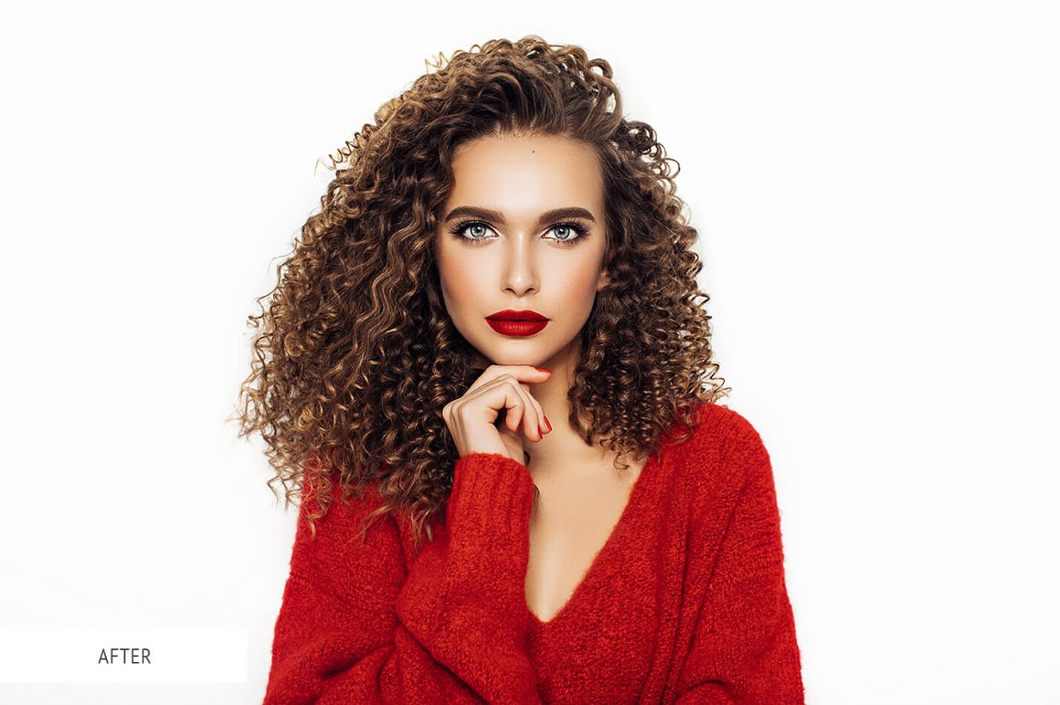 Photo of a girl in red.