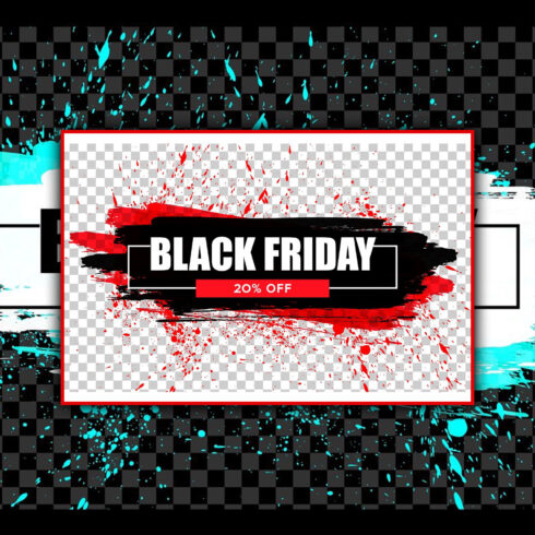 Images with black friday sale black web banner.