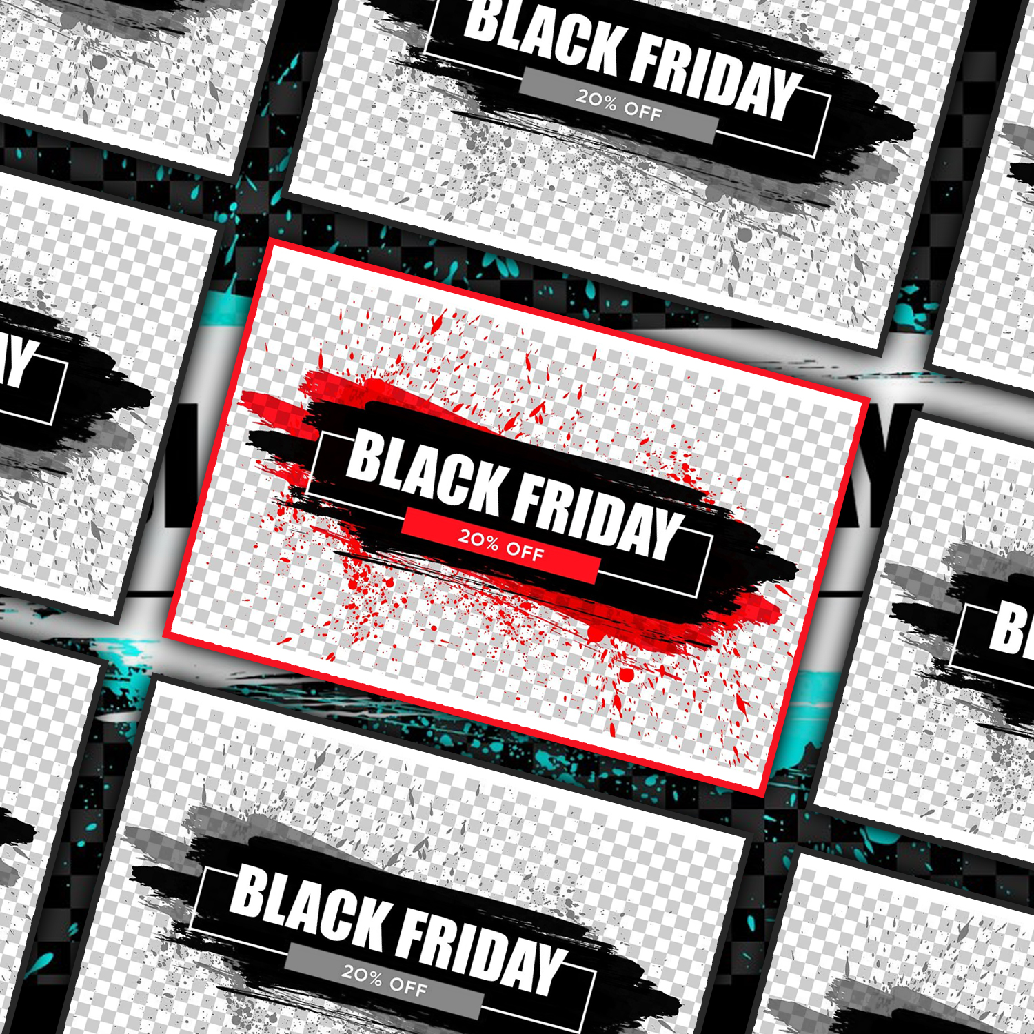 Preview black friday sale black web banner.