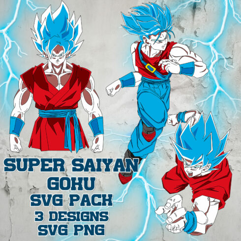 Super Saiyan Goku Svg, Dragon Ball Svg, Super Saiyan 3 Svg