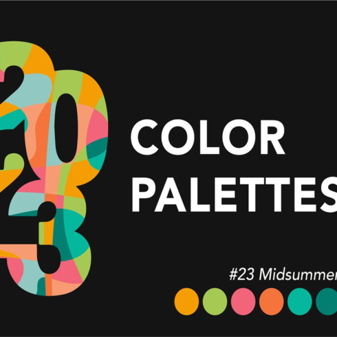 Images preview color palettes for branding.