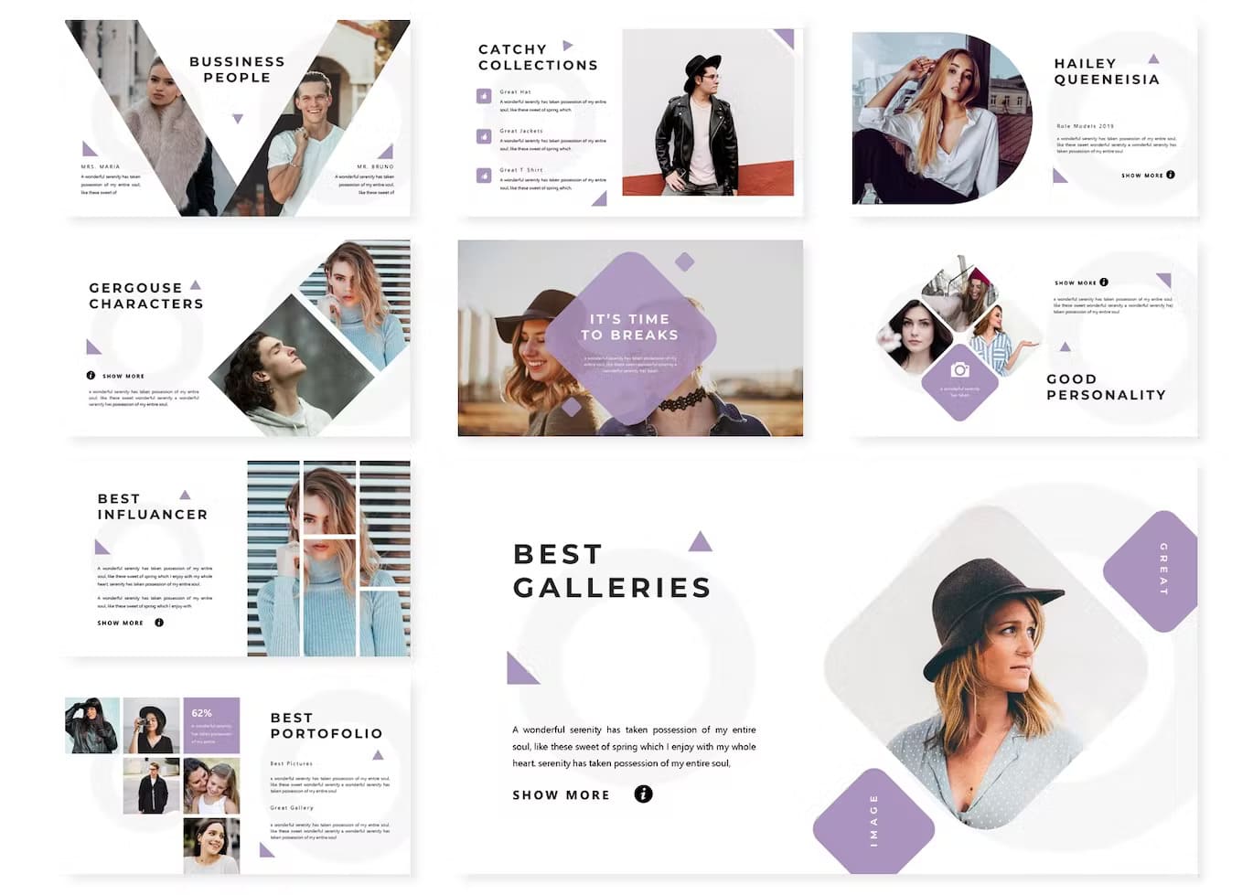 Images of bussiness people for Happines | Keynote Template.