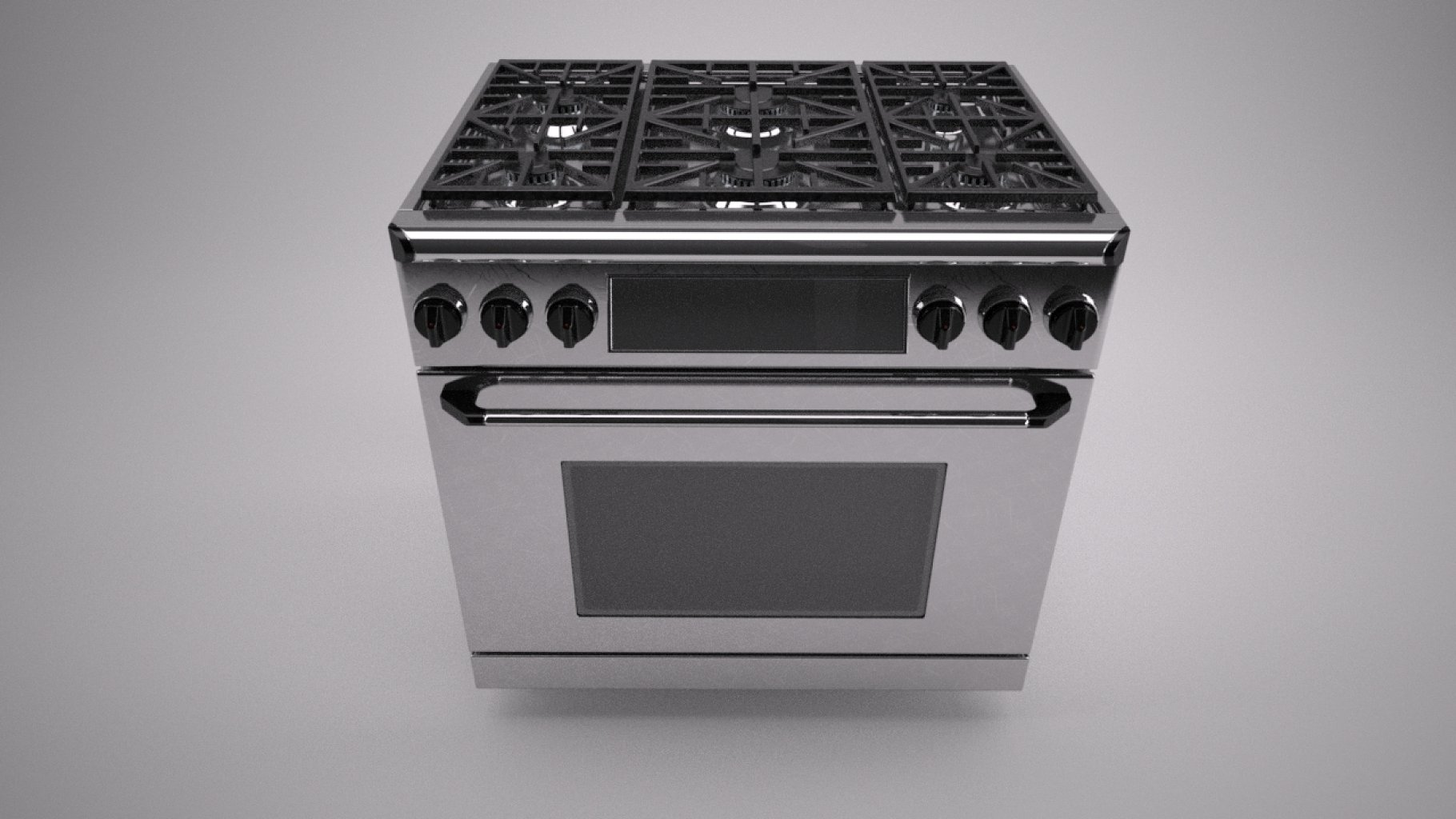 The image of the front of the gas stove.
