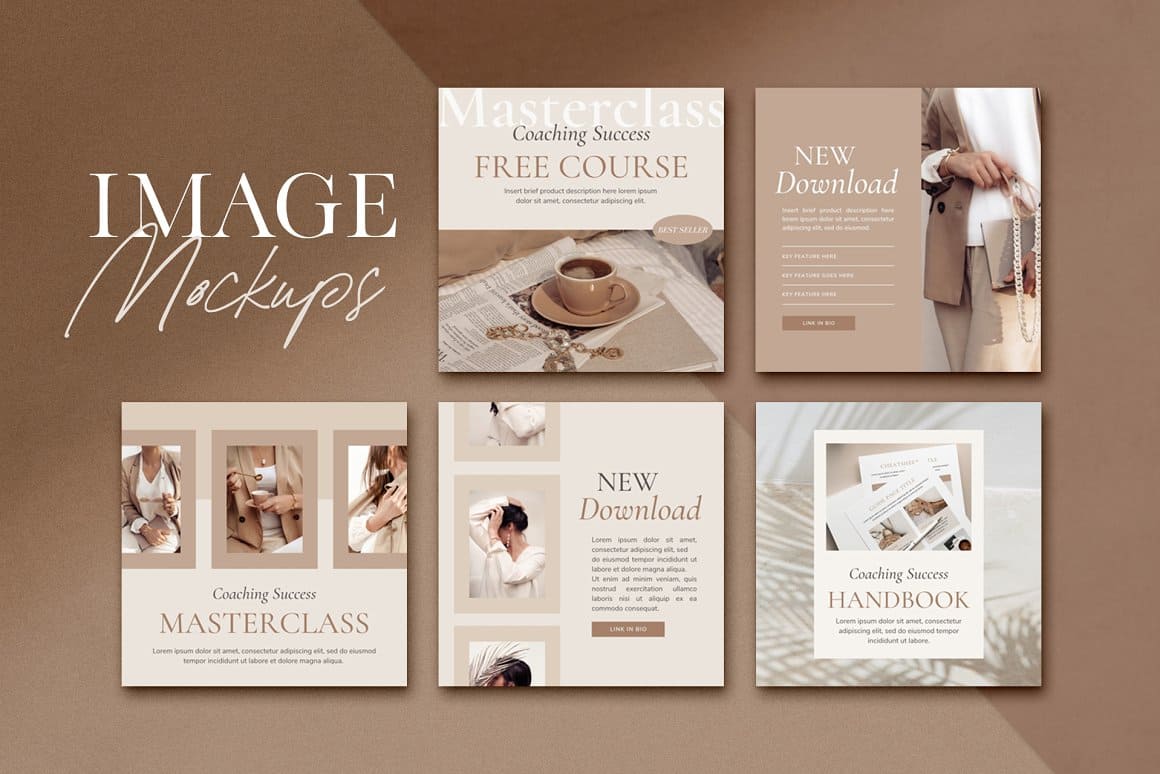 Image Mockups, Free course, New download.