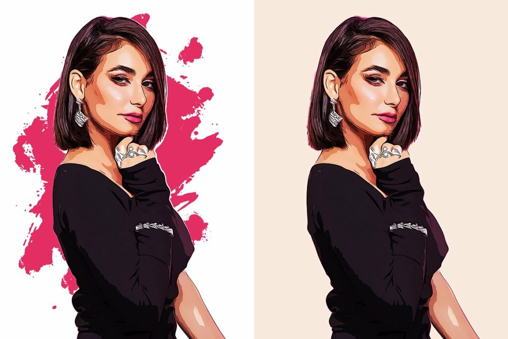 Cartoon Vector Art Photoshop Action – MasterBundles