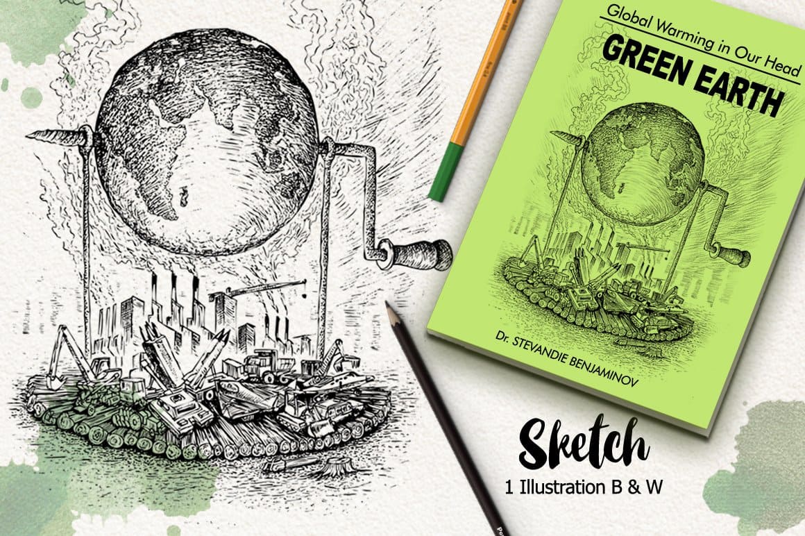 A book about Global warming in our head "Green Earth".