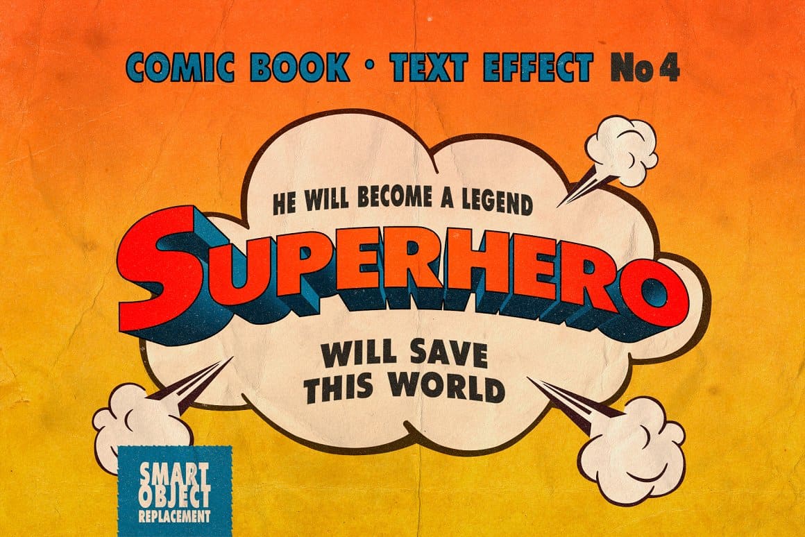 An inscription "He will become a legend superhero will save this world".