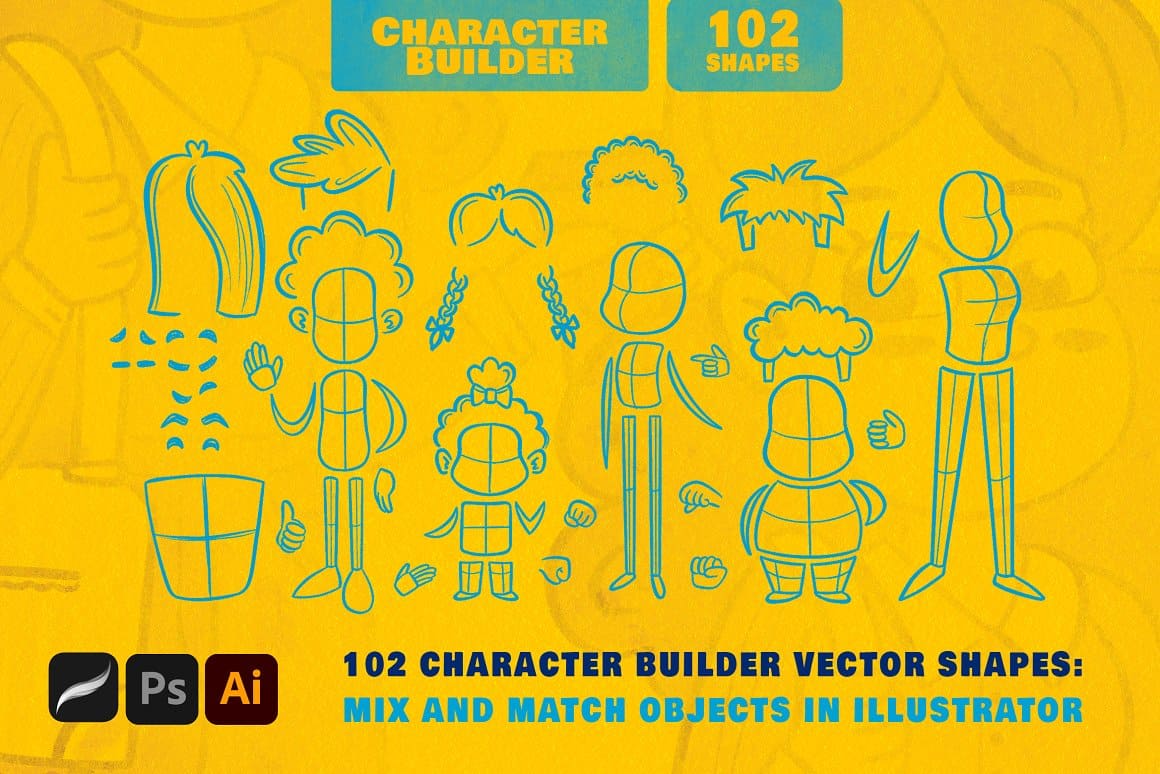 102 shapes of character builder.