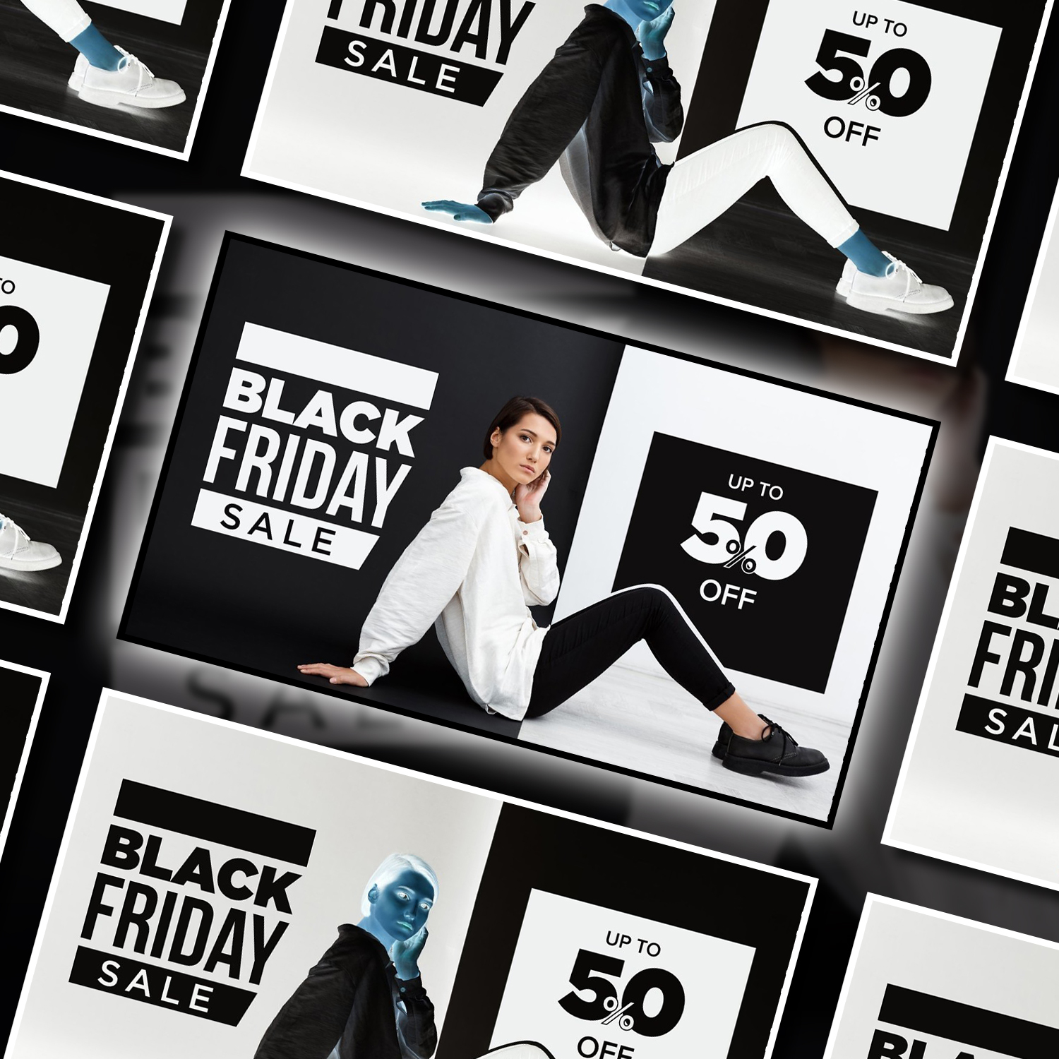 Preview corporate black friday sale banner.