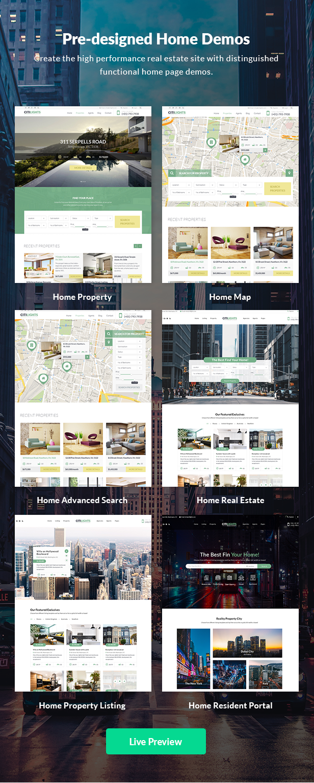 Great website page image templates.