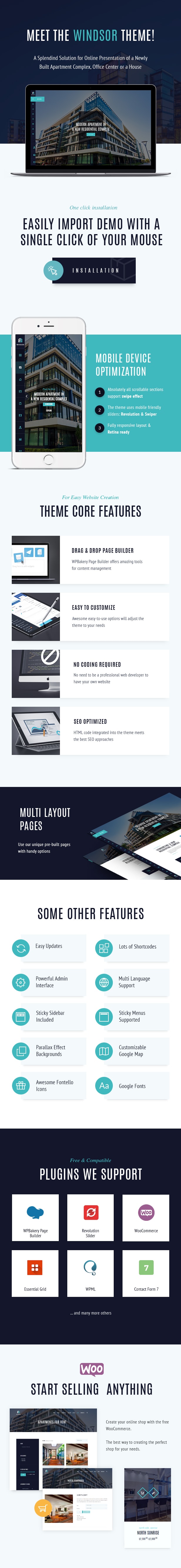 Website page template.