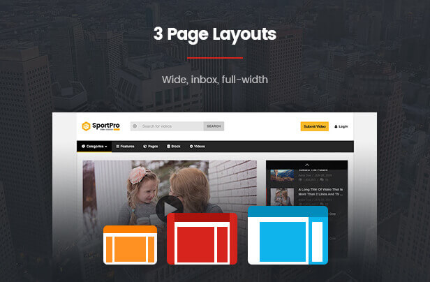 Site template page.