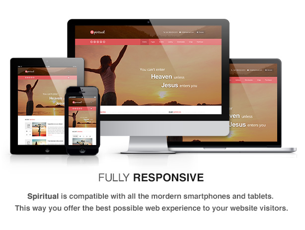 Responsive design for different gadgets.