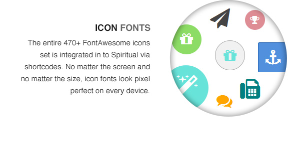 Icon fonts.