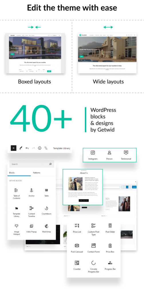Vacation Rental WordPress Theme Villagio MasterBundles