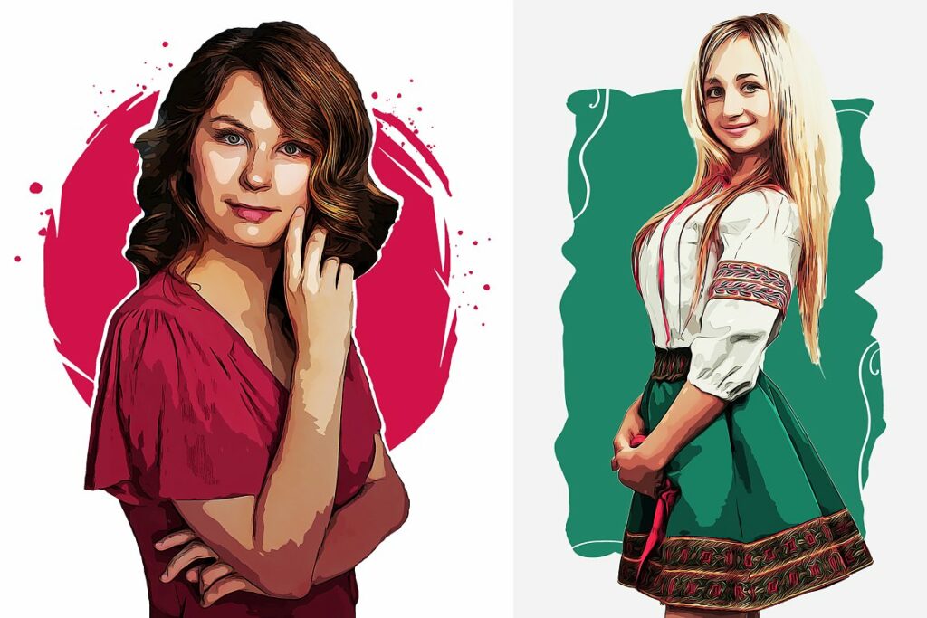 Cartoon Vector Art Photoshop Action – MasterBundles