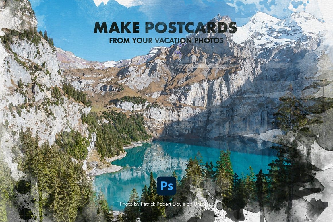 Make postcards from your vacation photos.