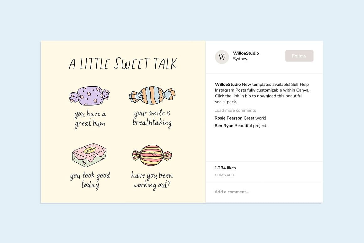 Post about "A little sweet talk".