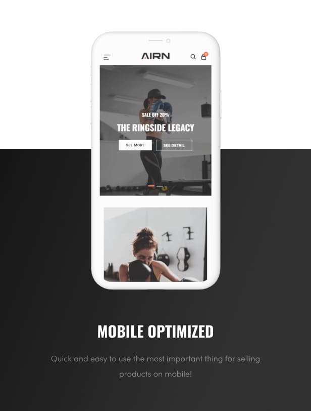 AIRN - Sports Clothing & Fitness Equipment Shopify 2.0 Theme by Theme-Ocean