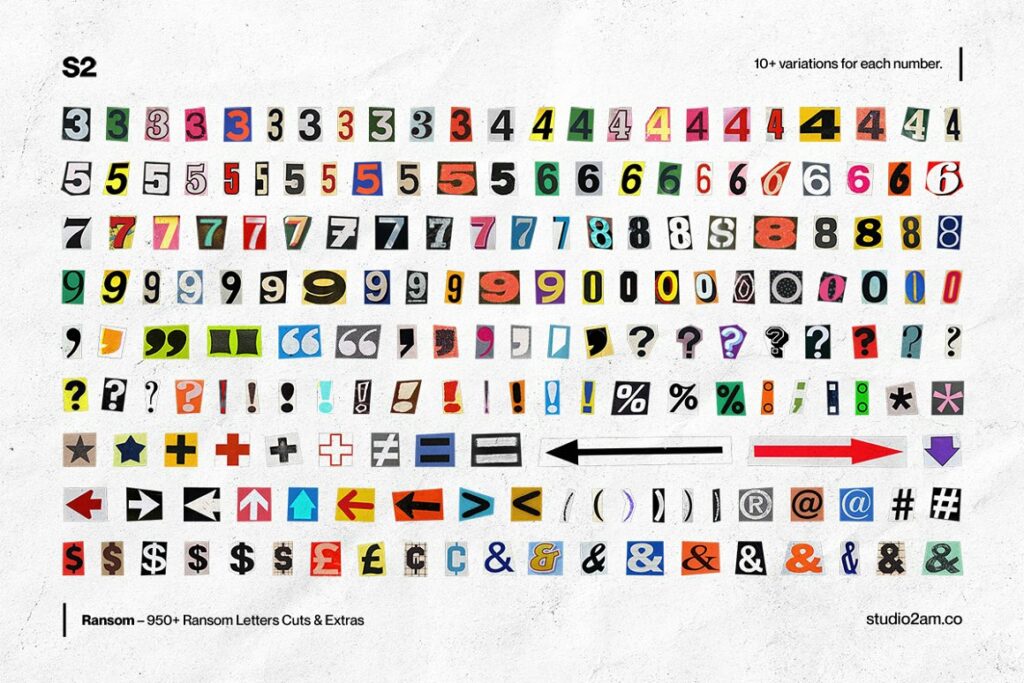 Ransom - 950+ Ransom Letter Cuts – MasterBundles