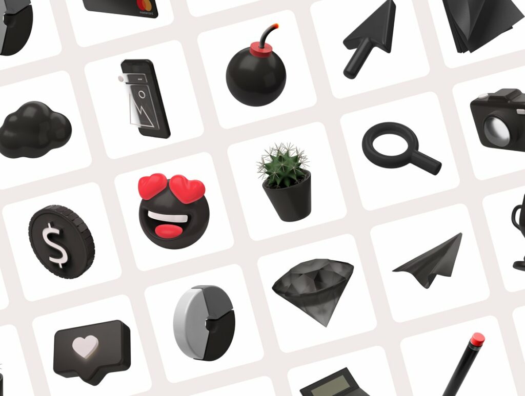 3D Icons Pack – MasterBundles