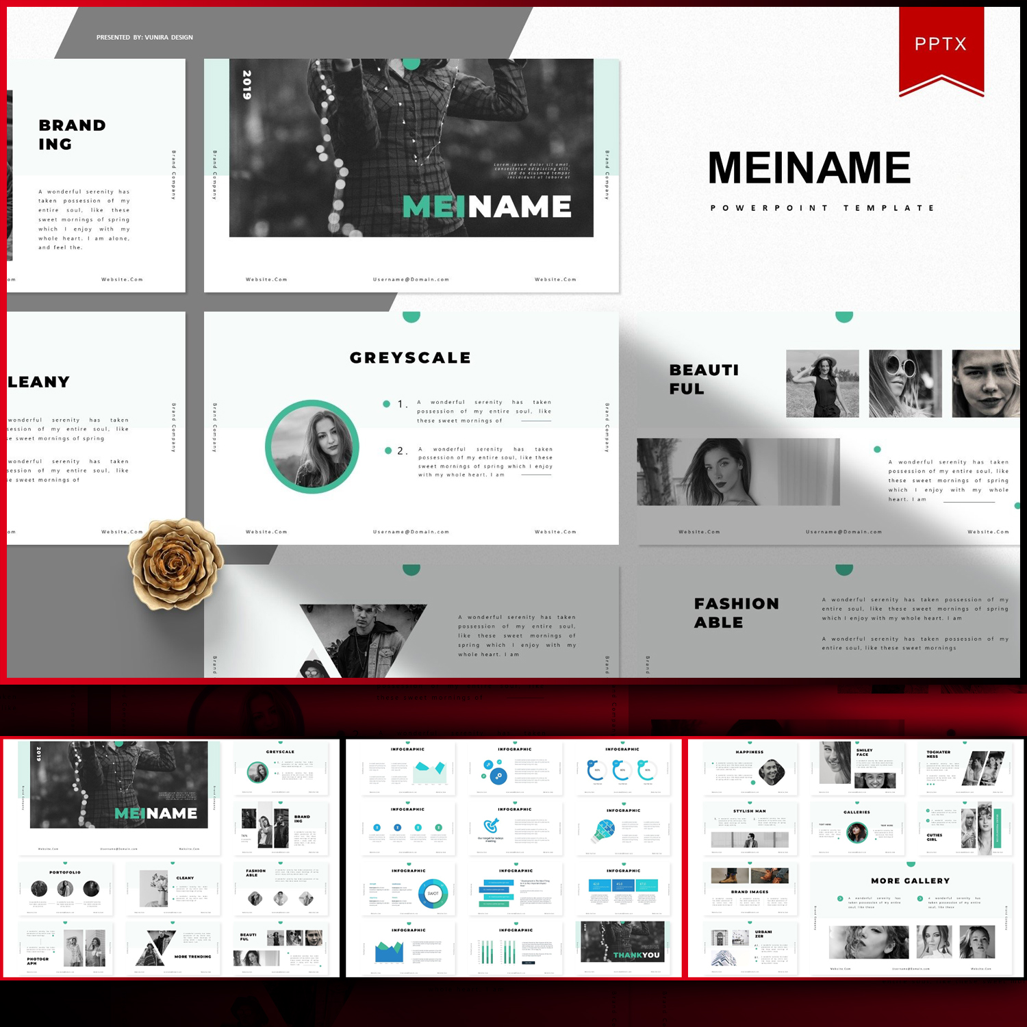 Images preview meiname powerpoint template.