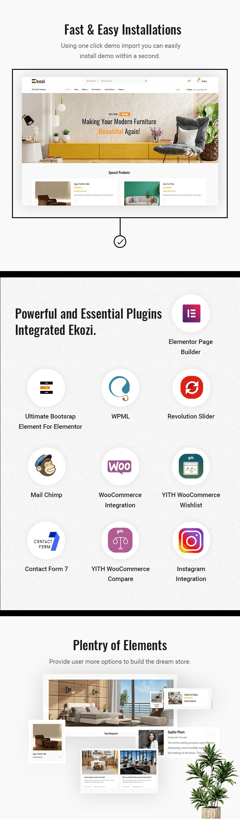 Various plugins and more.