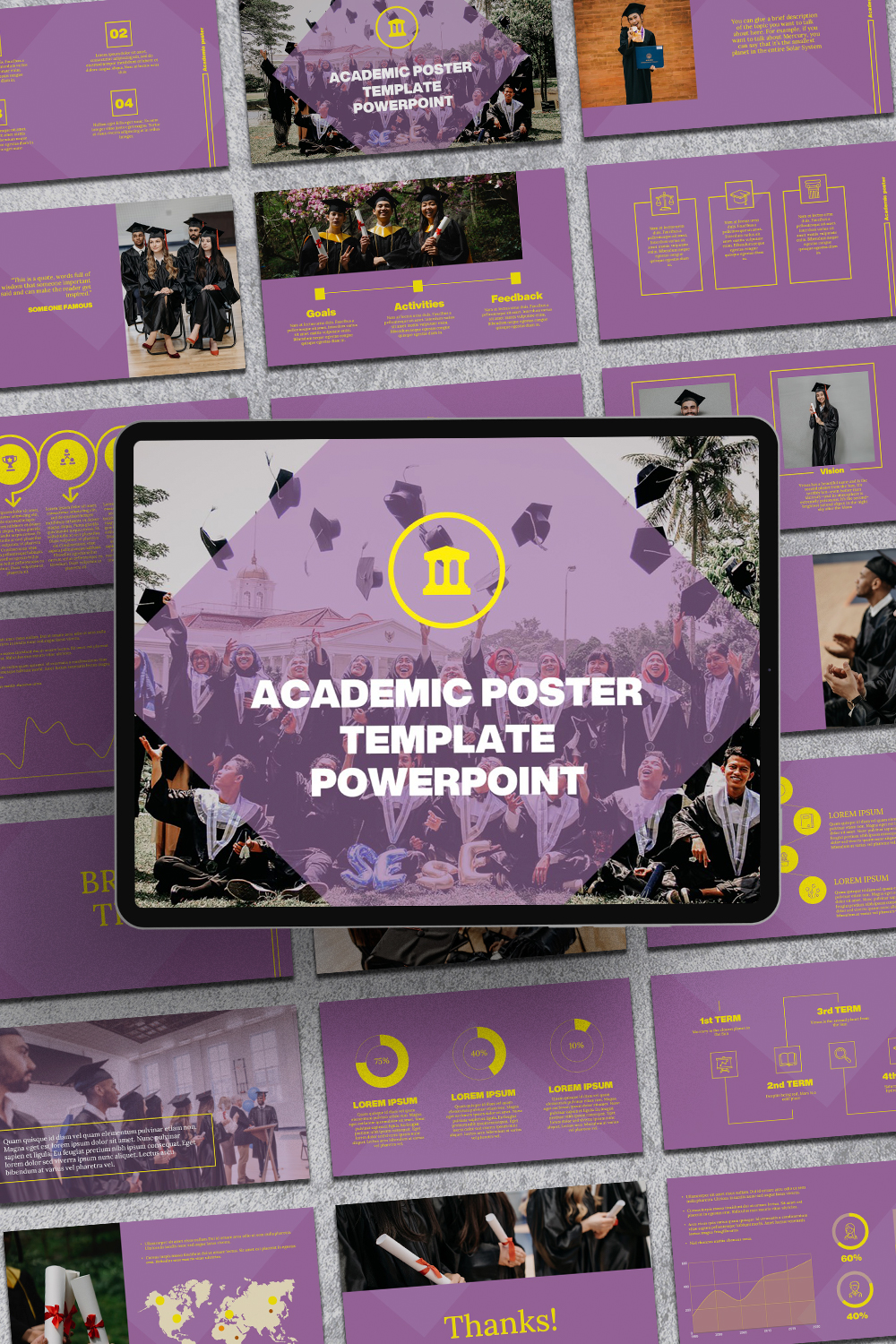 Illustrations academic poster template powerpoint of pinterest.
