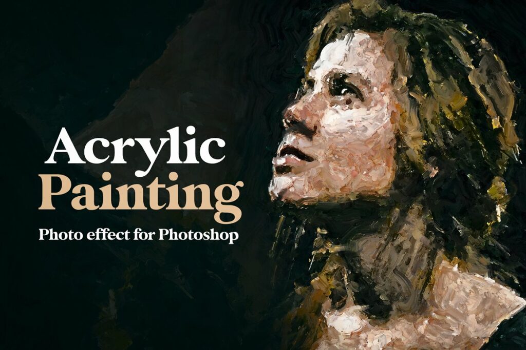 Acrylic Painting Effect MasterBundles
