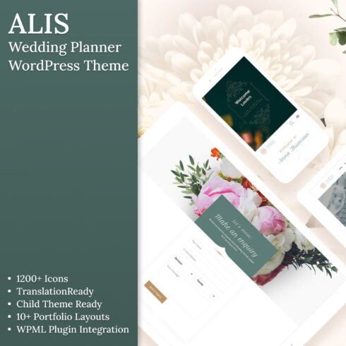 Images with alis wedding planner wordpress theme.