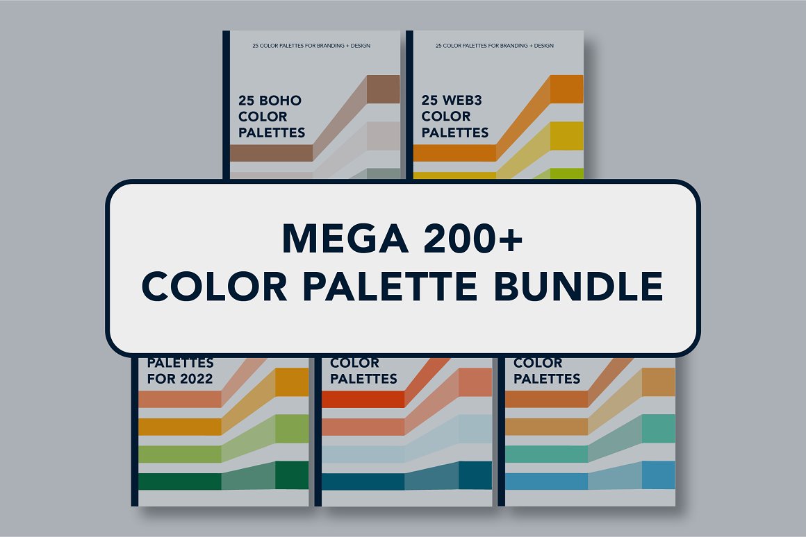 Package with color pallets.