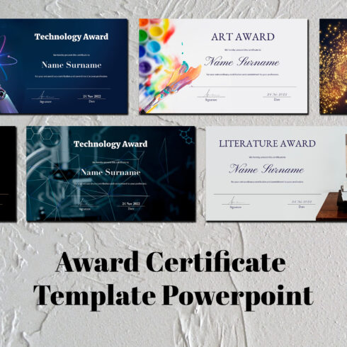 Preview award certificate template powerpoint.