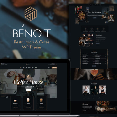 Images with benoit restaurants cafes wordpress theme.