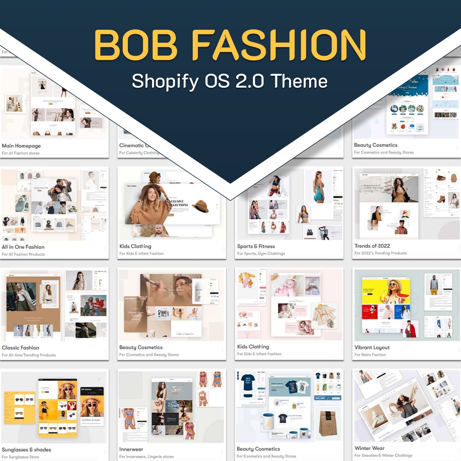 Bob Fashion Shopify OS 2.0 Theme.