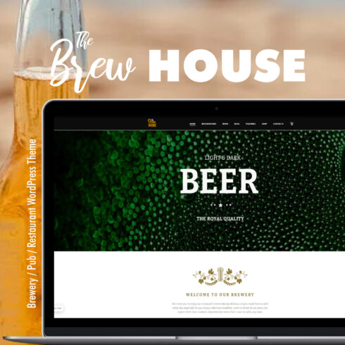 Preview brewhouse brewery pub restaurant wordpress theme.