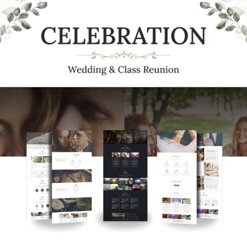Examples of using Celebration - Wedding & Class Reunion.