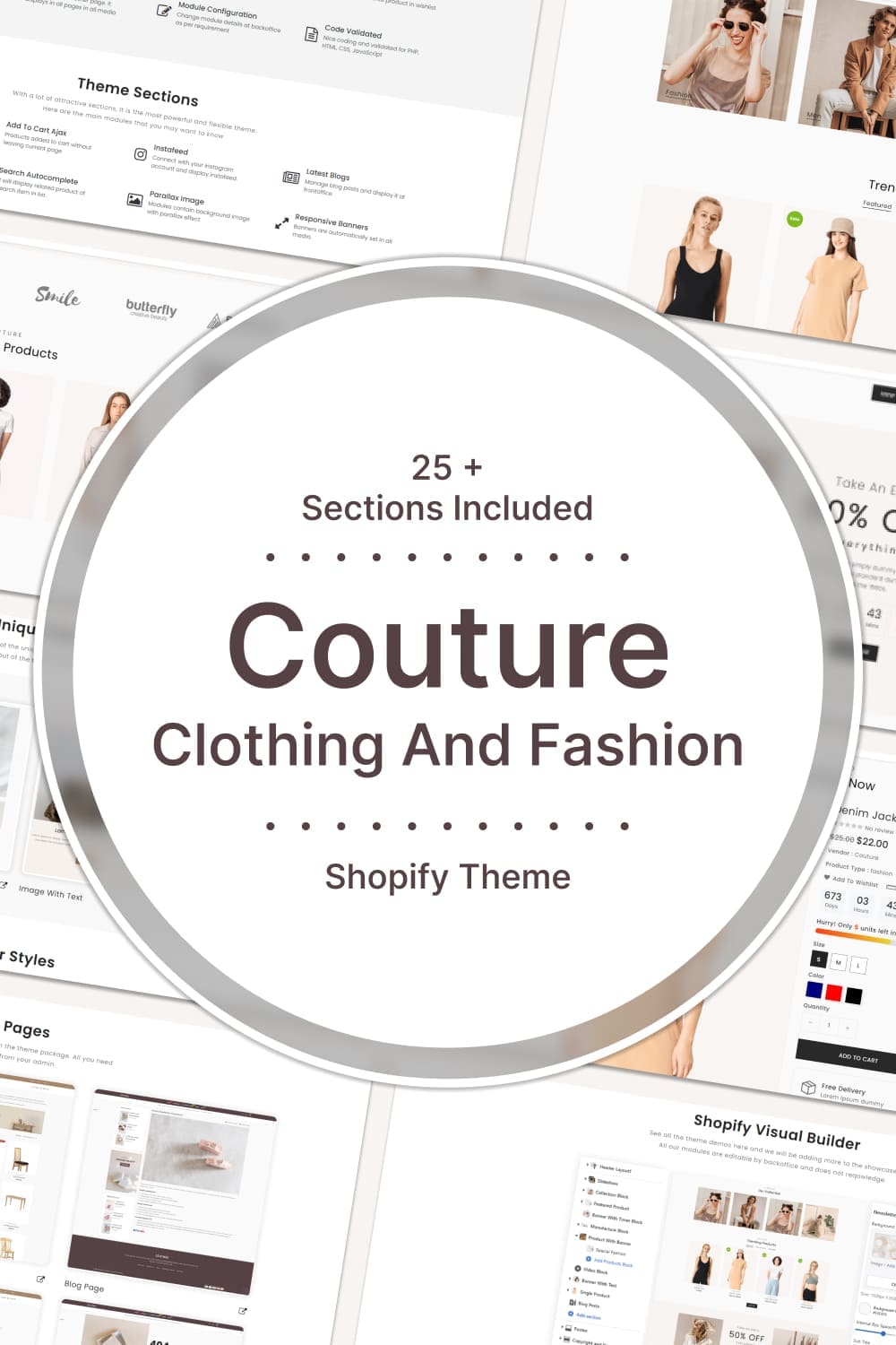 Couture clothing and fashion shopify theme.