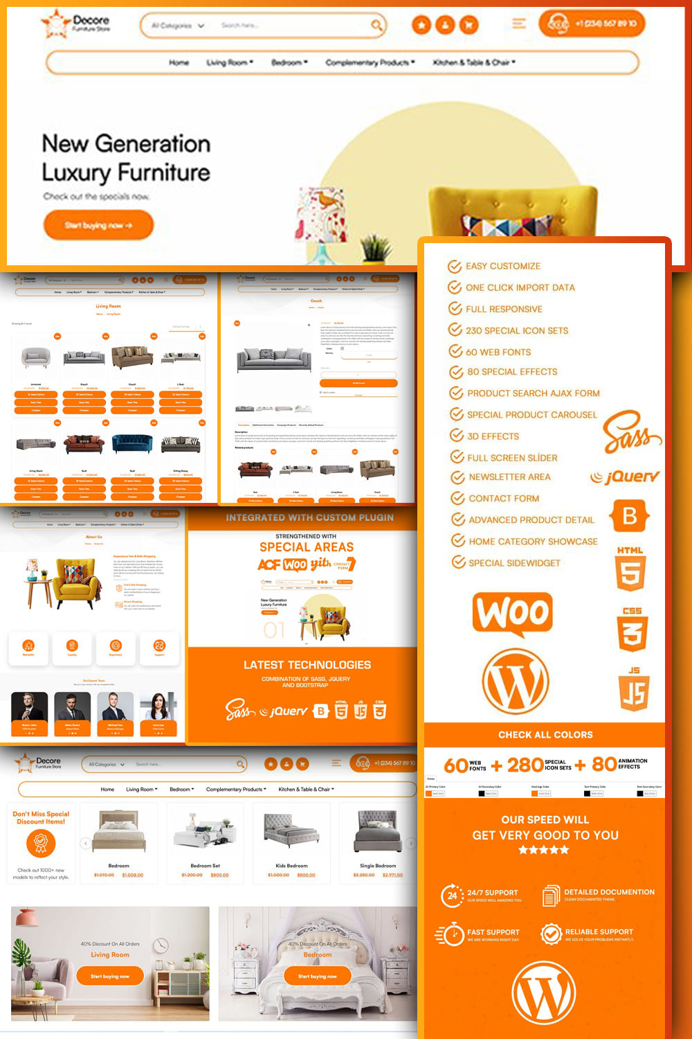 Special discount items of Decora - Furniture Store WooCommerce WordPress Theme.