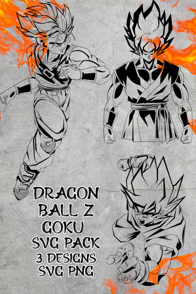 Dragon Ball Z Goku SVG – MasterBundles