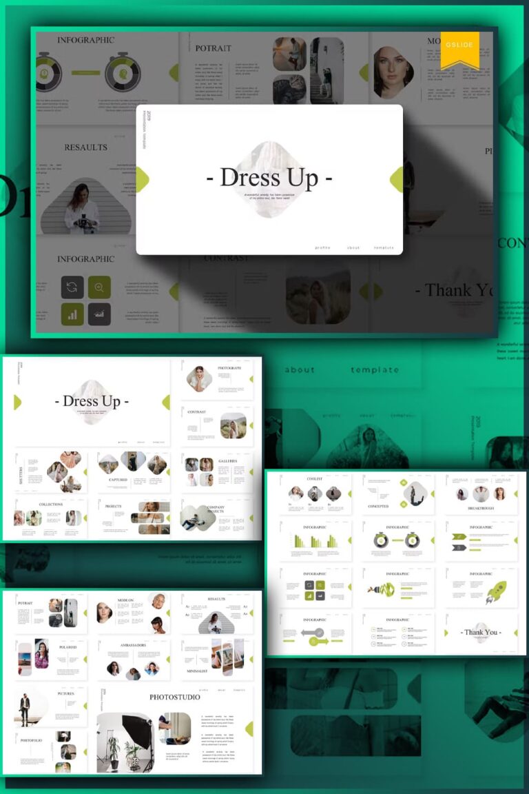 Dress Up Google Slides Template MasterBundles