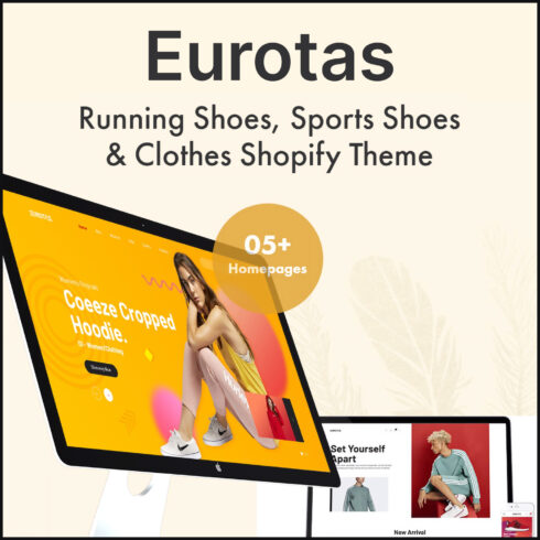 Preview images with eurotas – running shoes sports shoes clothes shopify theme.