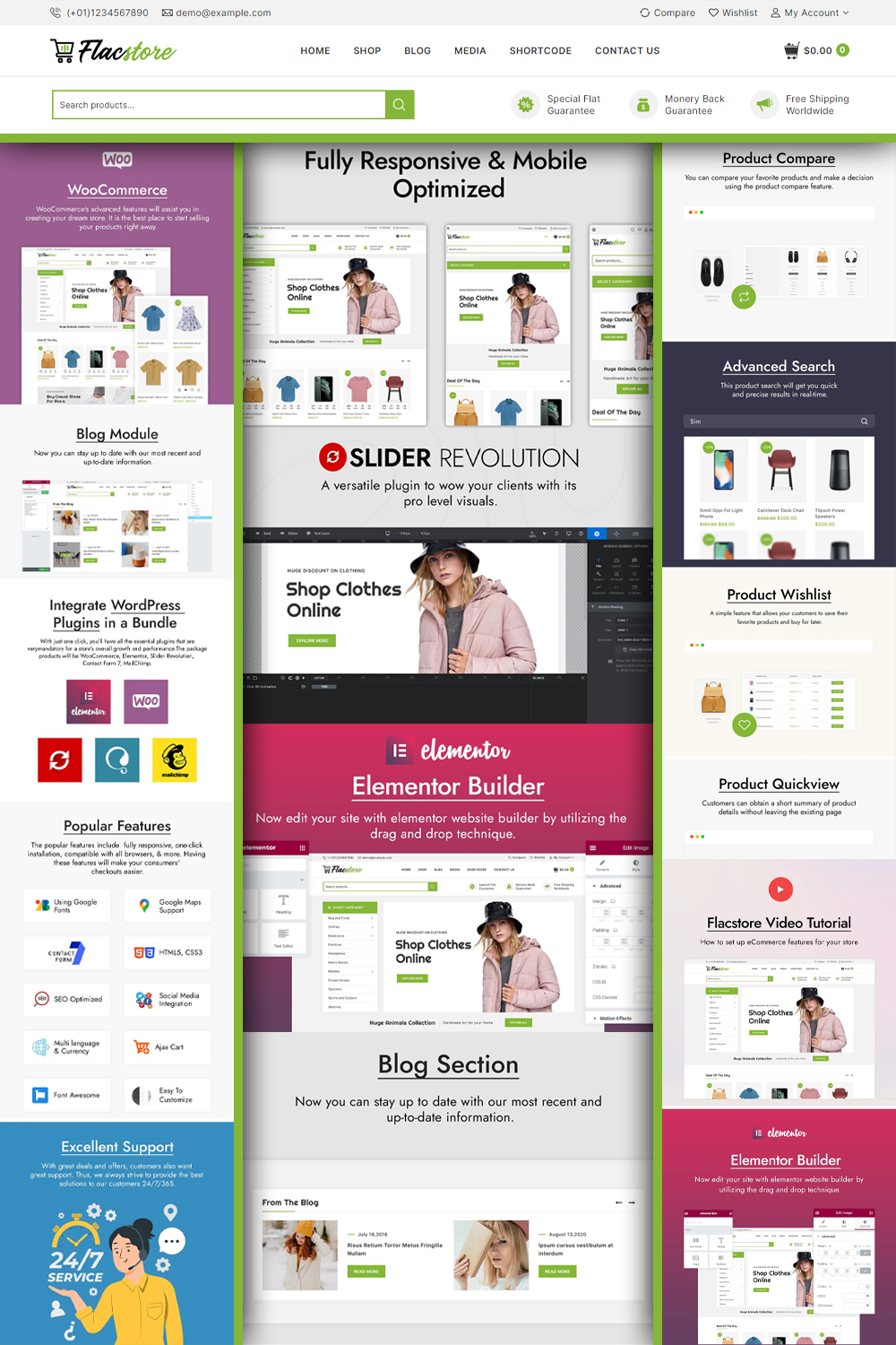 Illustrations flac store fashion and accessories woocommerce theme of pinterest.